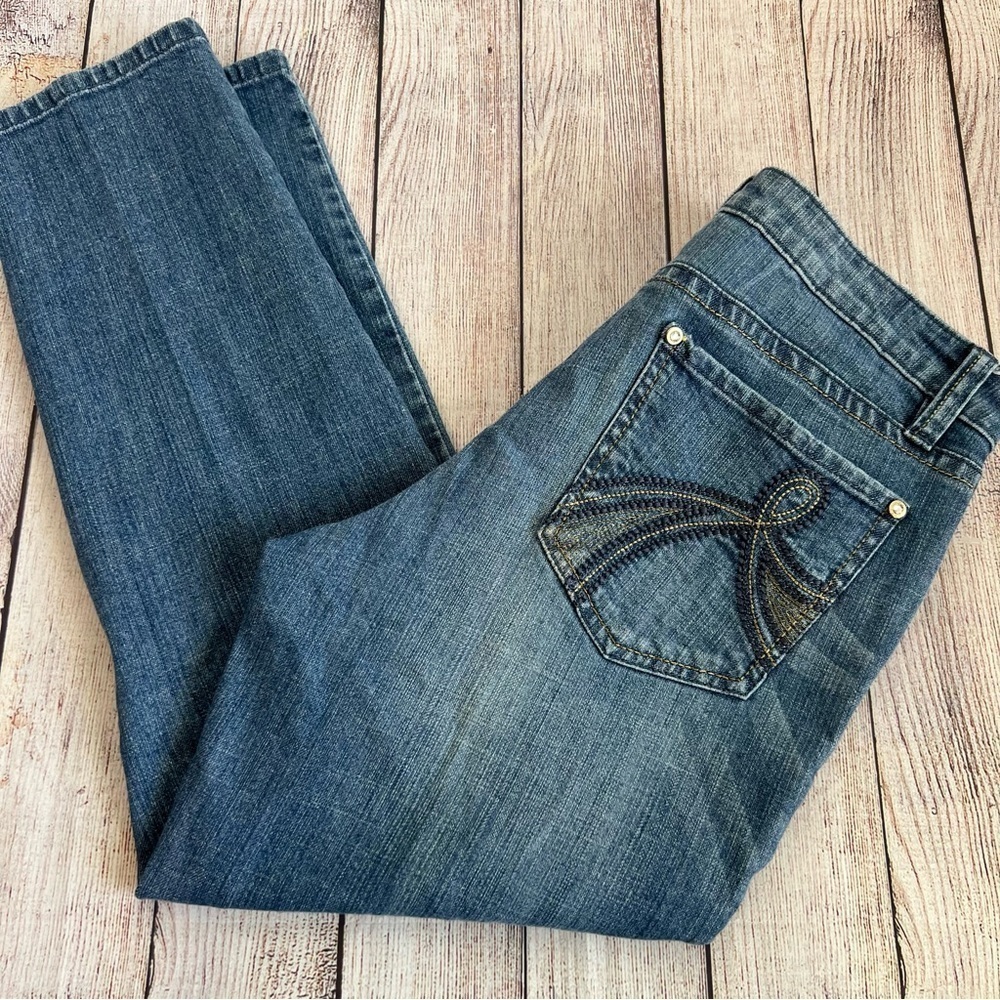 CACHE Cropped Jeans 10